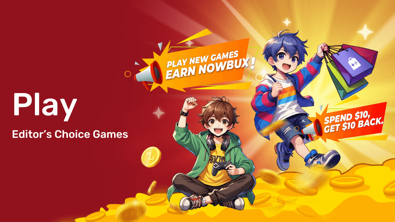 Play, Spend, and Earn Cashback with Editor’s Choice Games