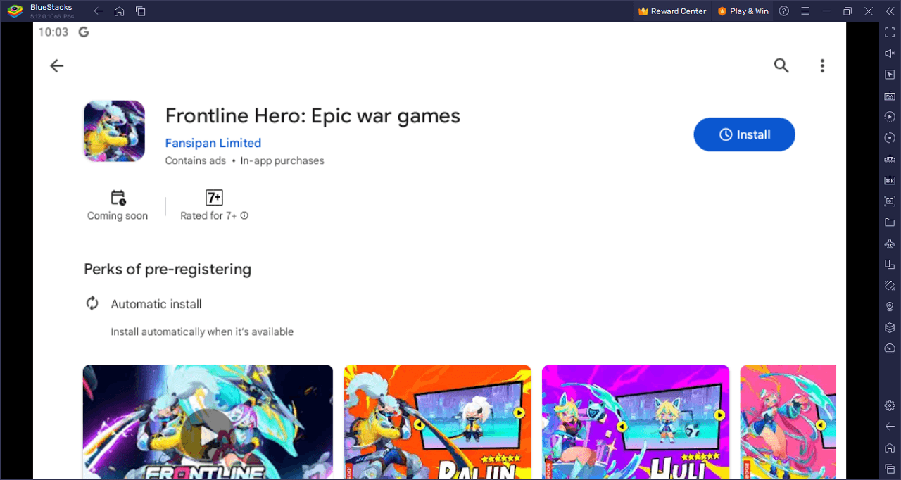 How to Play Frontline Hero: Epic war games on PC With