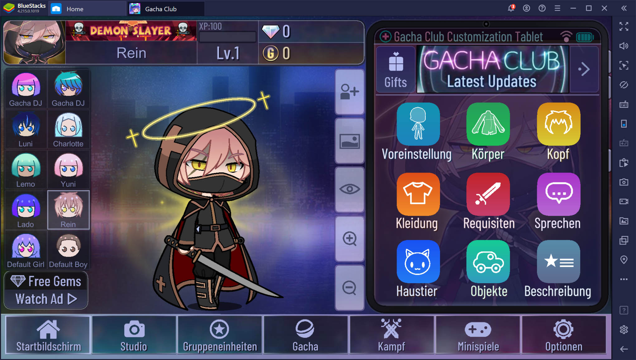 Gacha Club – Alle neuen Funktionen und Elemente