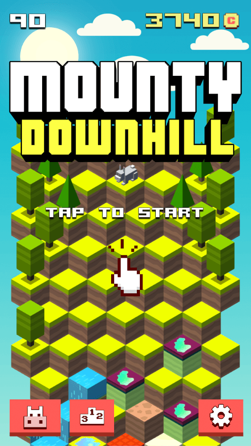 Mounty Downhill - an endless game easy to play yet deceptively difficult to master