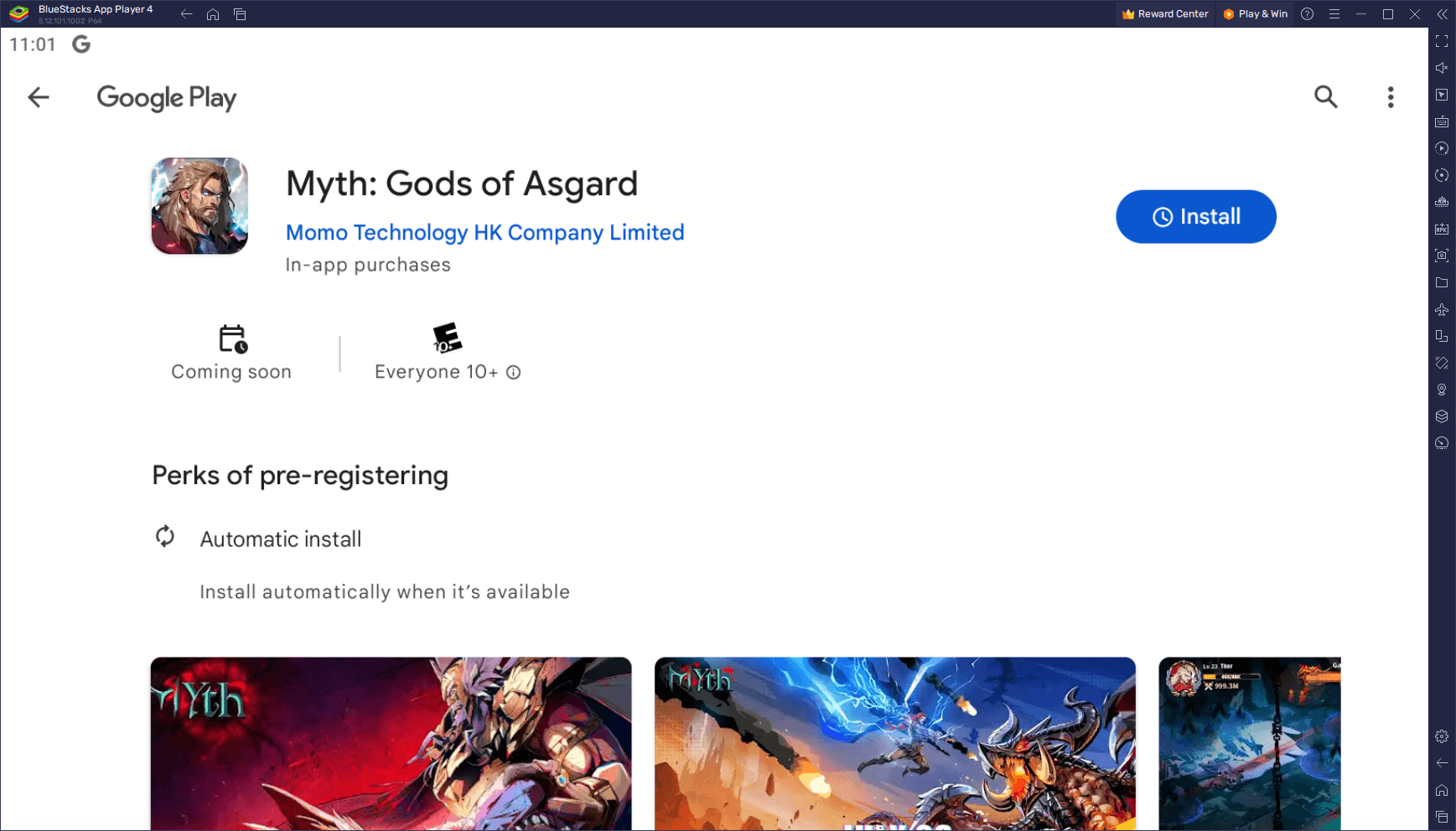 Как играть в Myth: Gods of Asgard на ПК с помощью