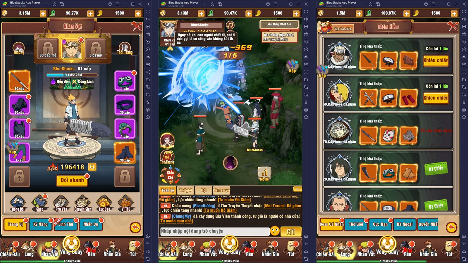 Hướng dẫn chơi Ninja Làng Lá: Truyền Kỳ dành cho tân thủ