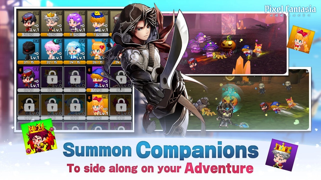 How to Install and Play Pixel Fantasia: Idle RPG GAME on PC with