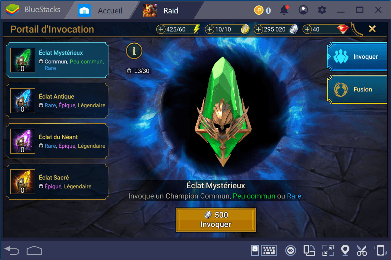 Comment faire du reroll dans RAID: Shadow Legends en utilisant 4