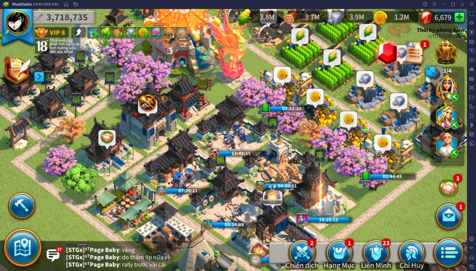 Rise of Kingdoms - Gamota: Tìm hiểu giao diện trong game