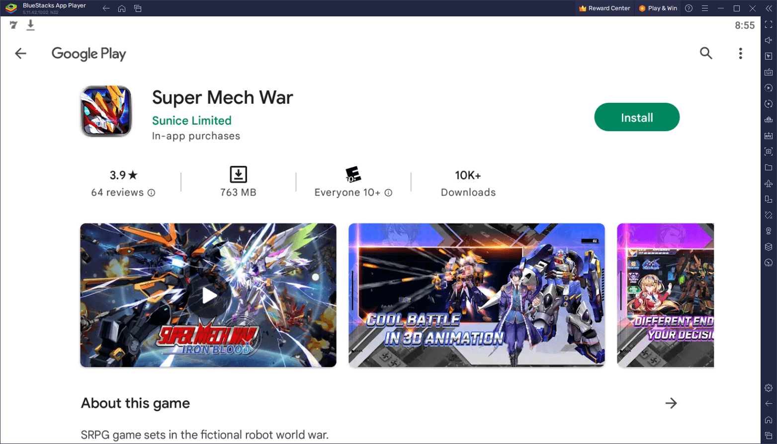 How to Play Super Mech War on PC with