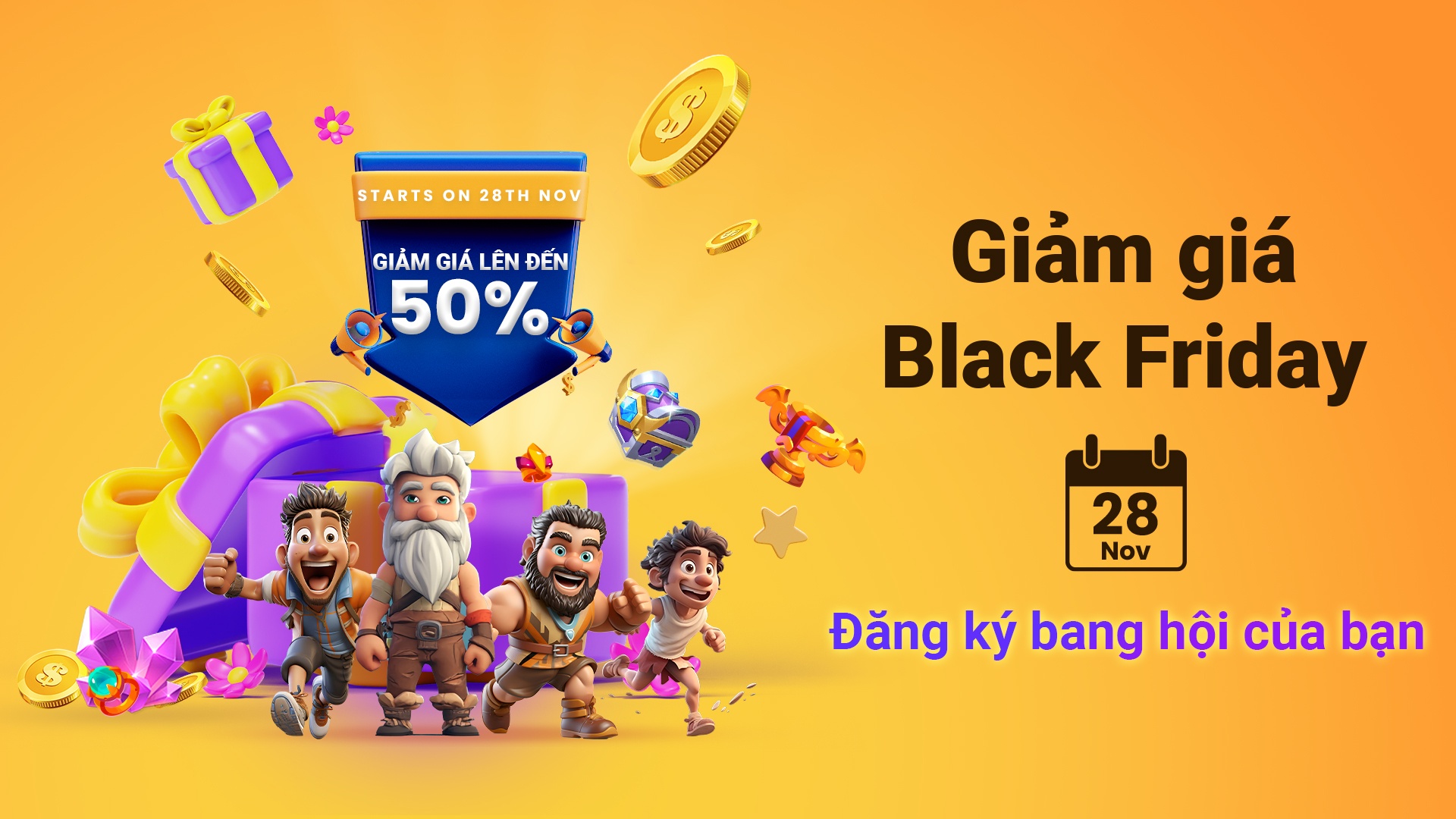 Tiết kiệm đến 50% khi mua sắm trong Cửa hàng vào dịp Black Friday này!