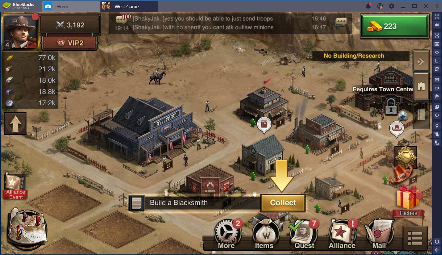 Anleitung für West Game: Keymapping Domination
