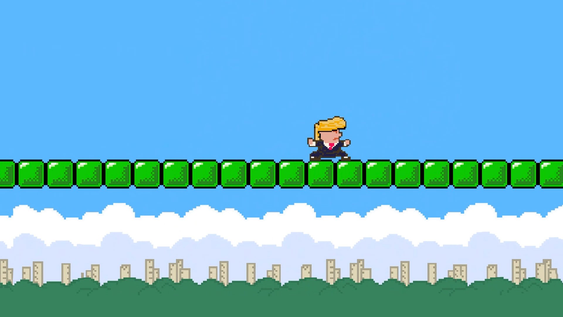 Как Играть в Trump Run на ПК с