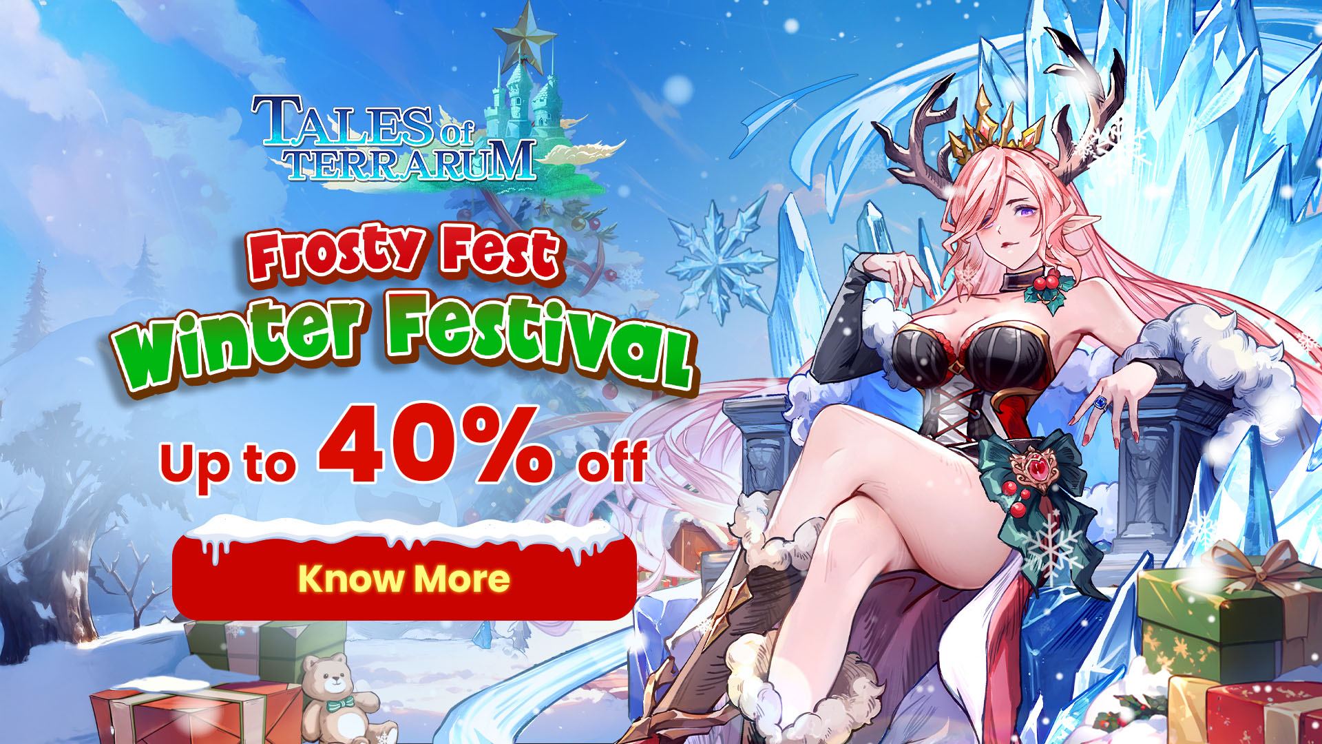 New Event: Celebrate Winter Festival in Tales of Terrarum with up to 40% off from