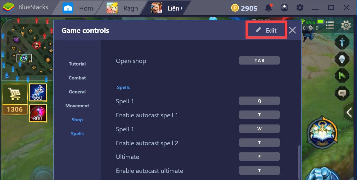 Hướng dẫn thiết lập Game controls khi chơi Liên Quân Mobile với 4