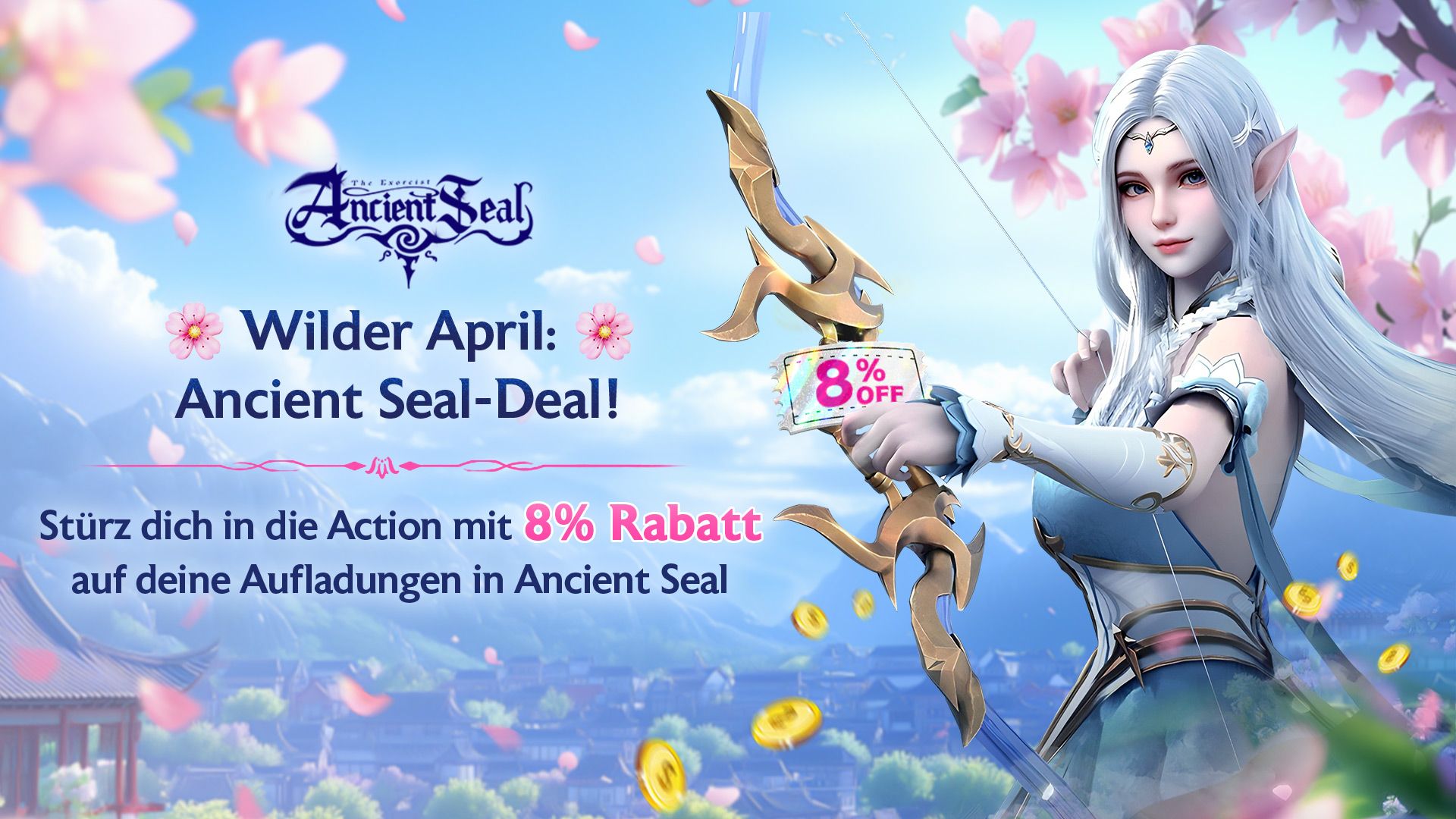 Ancient Seal: The Exorcist – Vollerblüte April Rabatt! 8% Rabatt auf alle In-Game Käufe