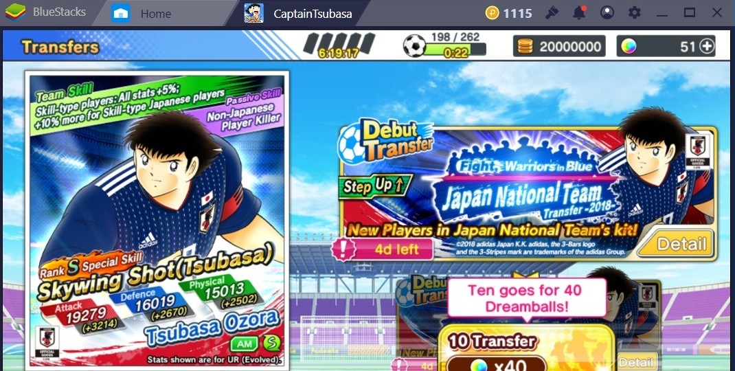 Captain Tsubasa: Dream Team - Kinh nghiệm ‘xương máu’ khi bắt đầu game (Ngày 1)