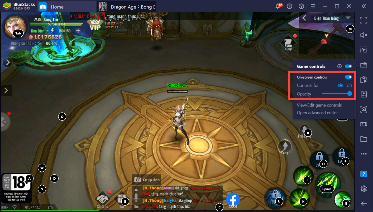 Cách tối ưu điều khiển khi chơi Dragon Age: Bóng Đêm Thức Tỉnh với
