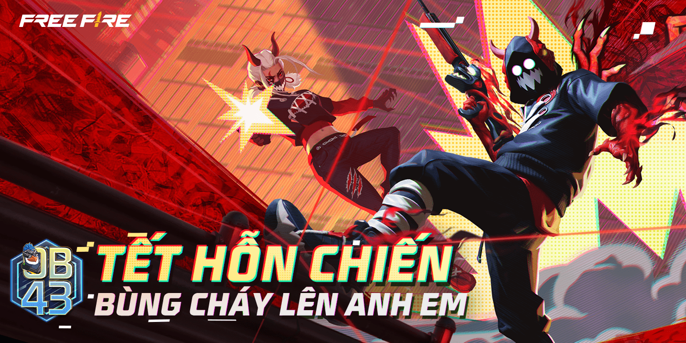 Free Fire ra mắt sự kiện Tết Hỗn Chiến 2024 đi kèm phiên bản mới OB43
