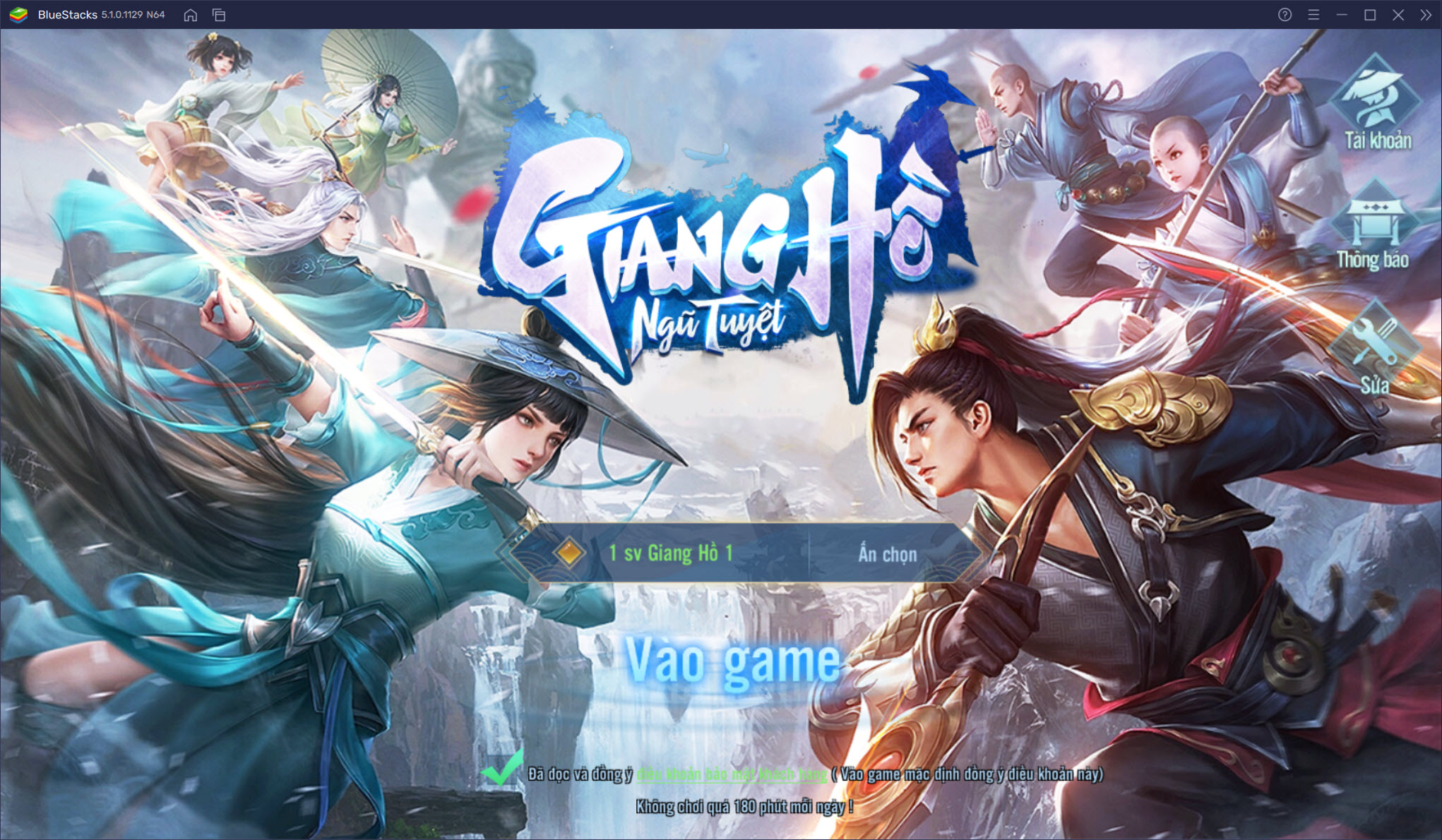 Tham gia thiện ác tranh đấu trong Giang Hồ Ngũ Tuyệt trên PC