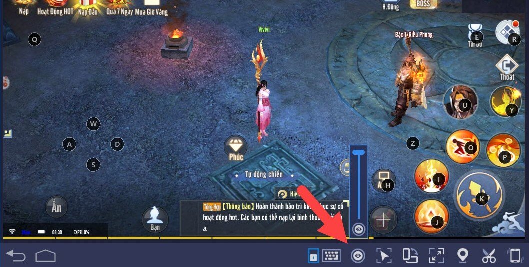 Thiết lập Game Controls chơi Kiếm Vương Truyền Kỳ với