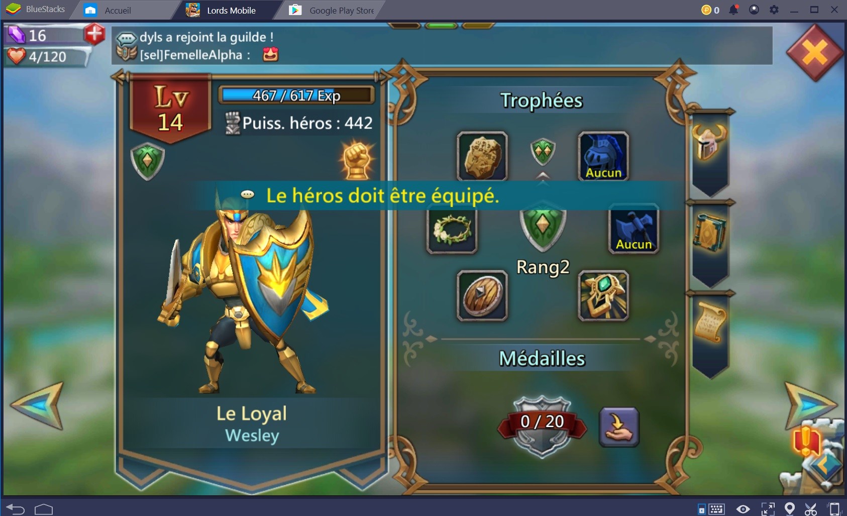 Lords Mobile : Le guide ultime de la gestion des héros 4