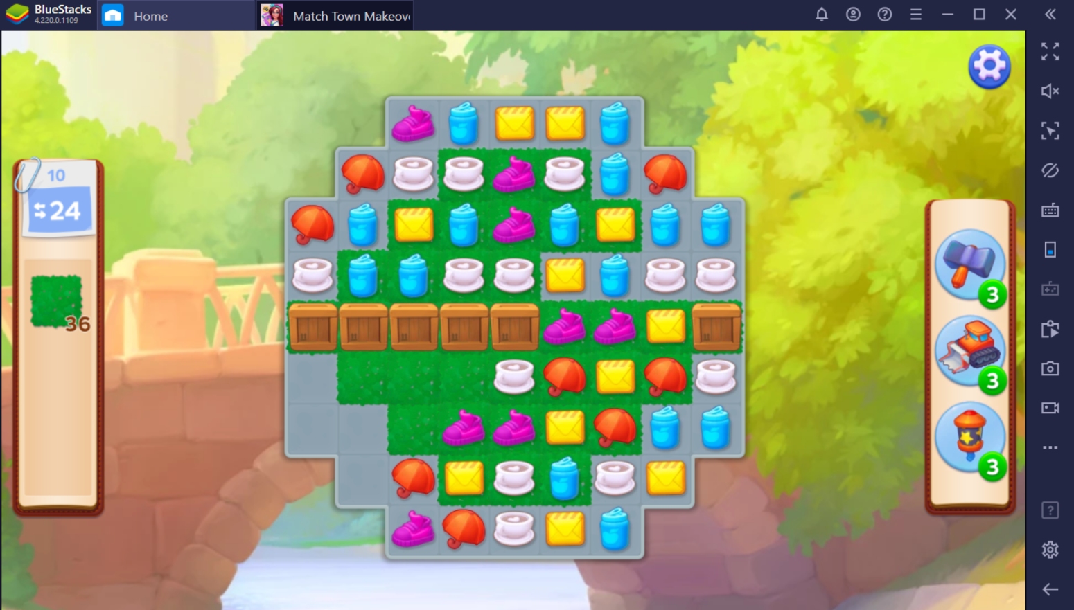 Play Match Town Makeover on PC with