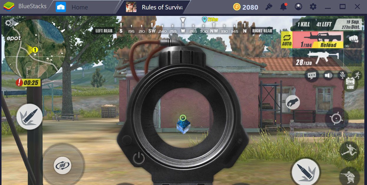 Hạn chế tối đa tình trạng lệch tâm khi bắn trong Rules of Survival 4