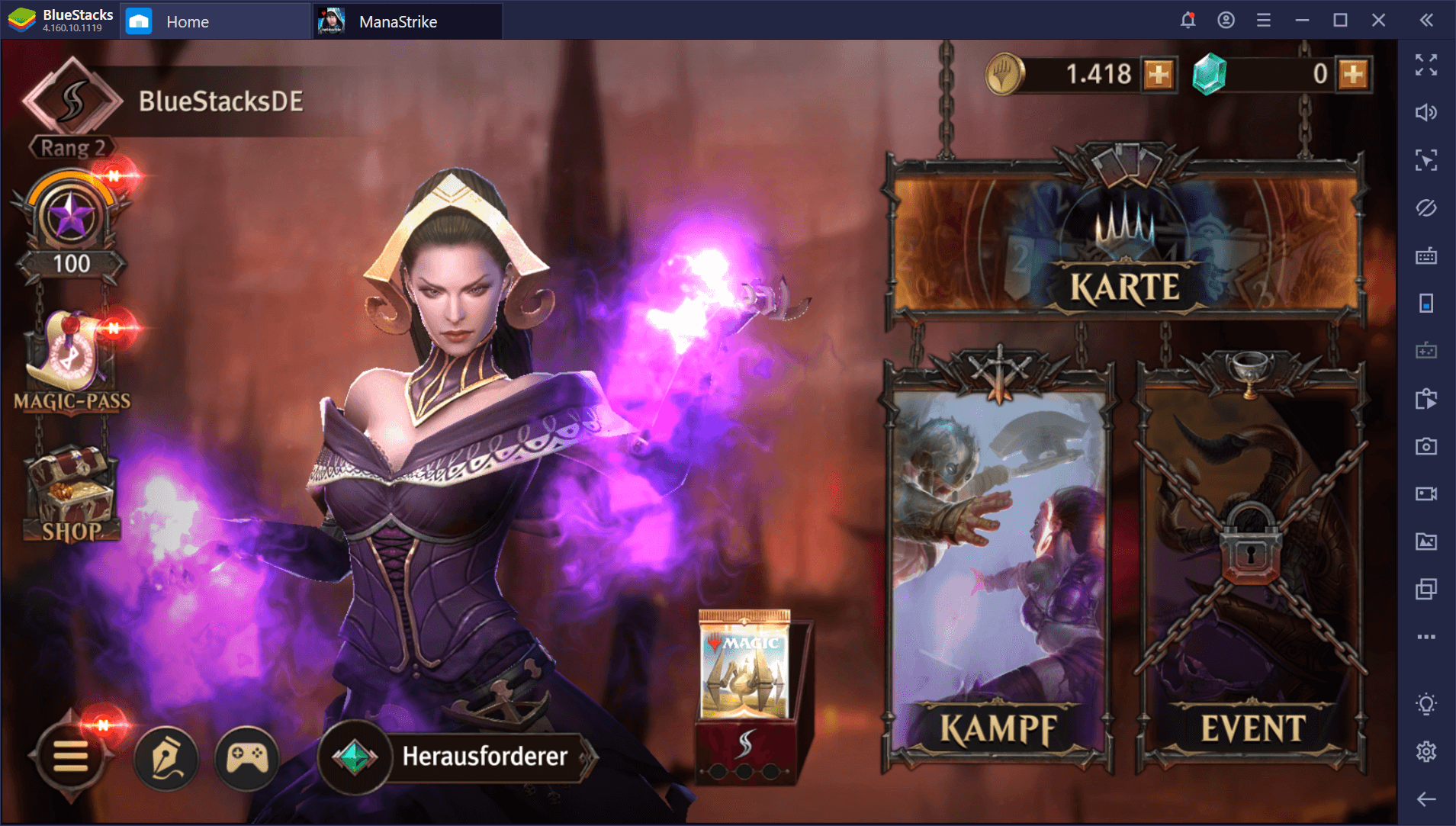 So spielst du Magic: ManaStrike auf