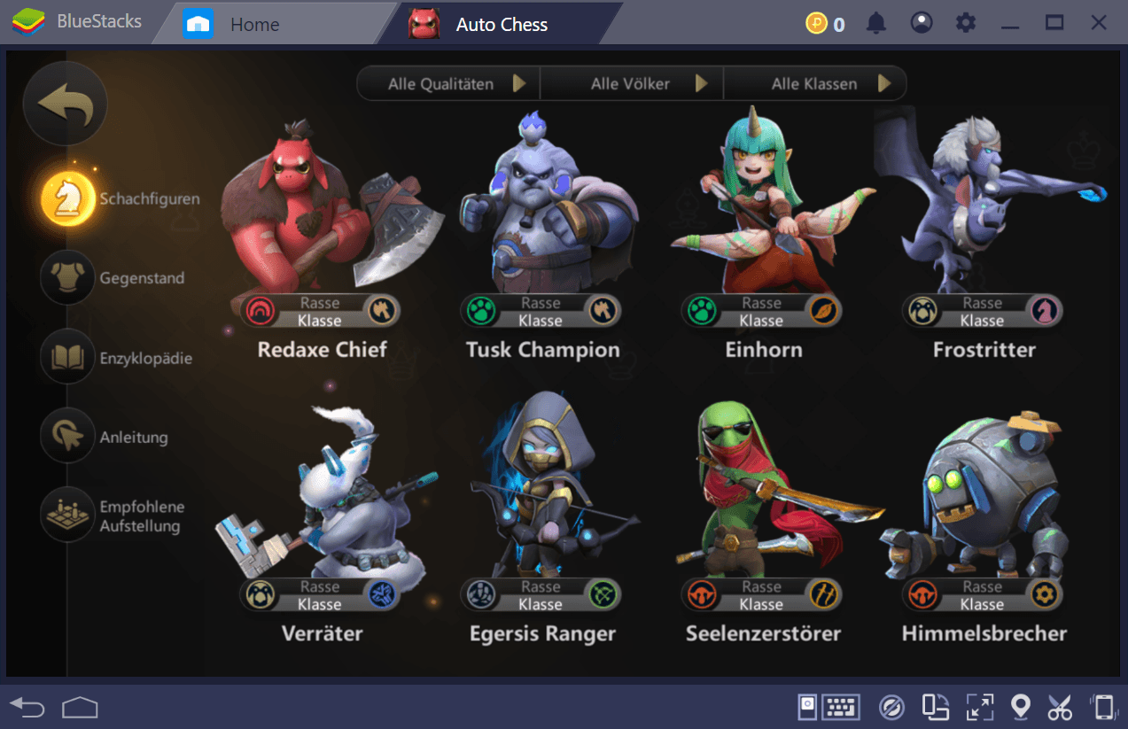Die Einheitentypen in Auto Chess verstehen