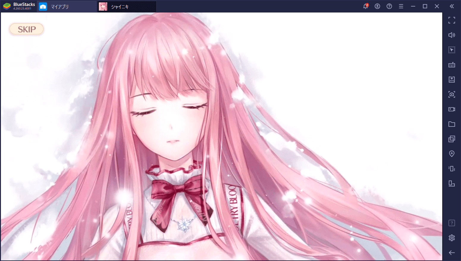 を使ってPCで『シャイニングニキ』を遊ぼう