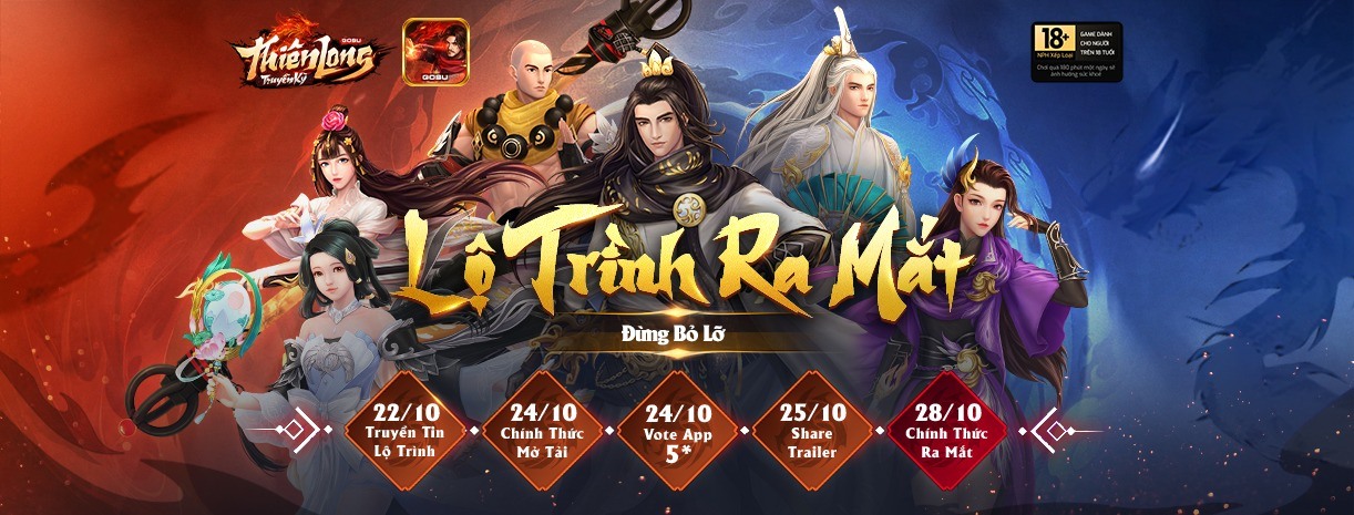 Thiên Long Truyền Kỳ - GOSU công bố lộ trình ra mắt, mở tải trước cho game thủ