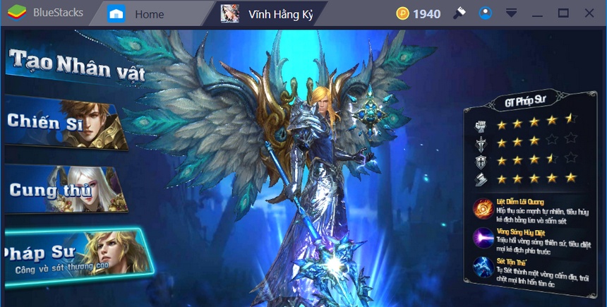 Cách chơi Vĩnh Hằng Kỷ Nguyên Mobile trên PC bằng