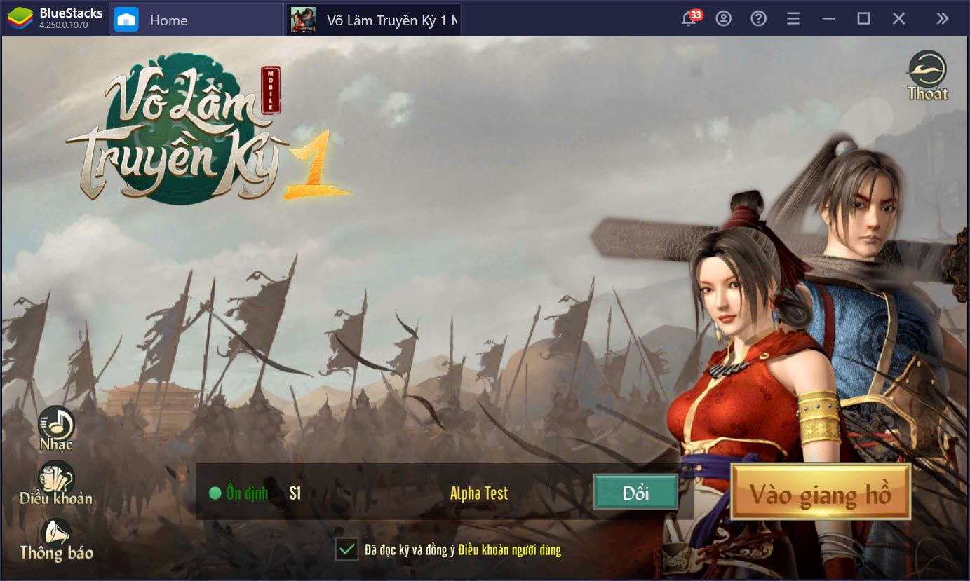 Trải nghiệm Alpha test VLTK 1 Mobile trên PC cùng