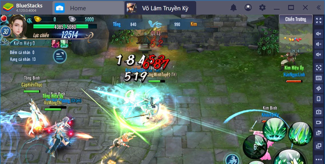 Tối ưu PVP với Game Controls trong VLTK Mobile