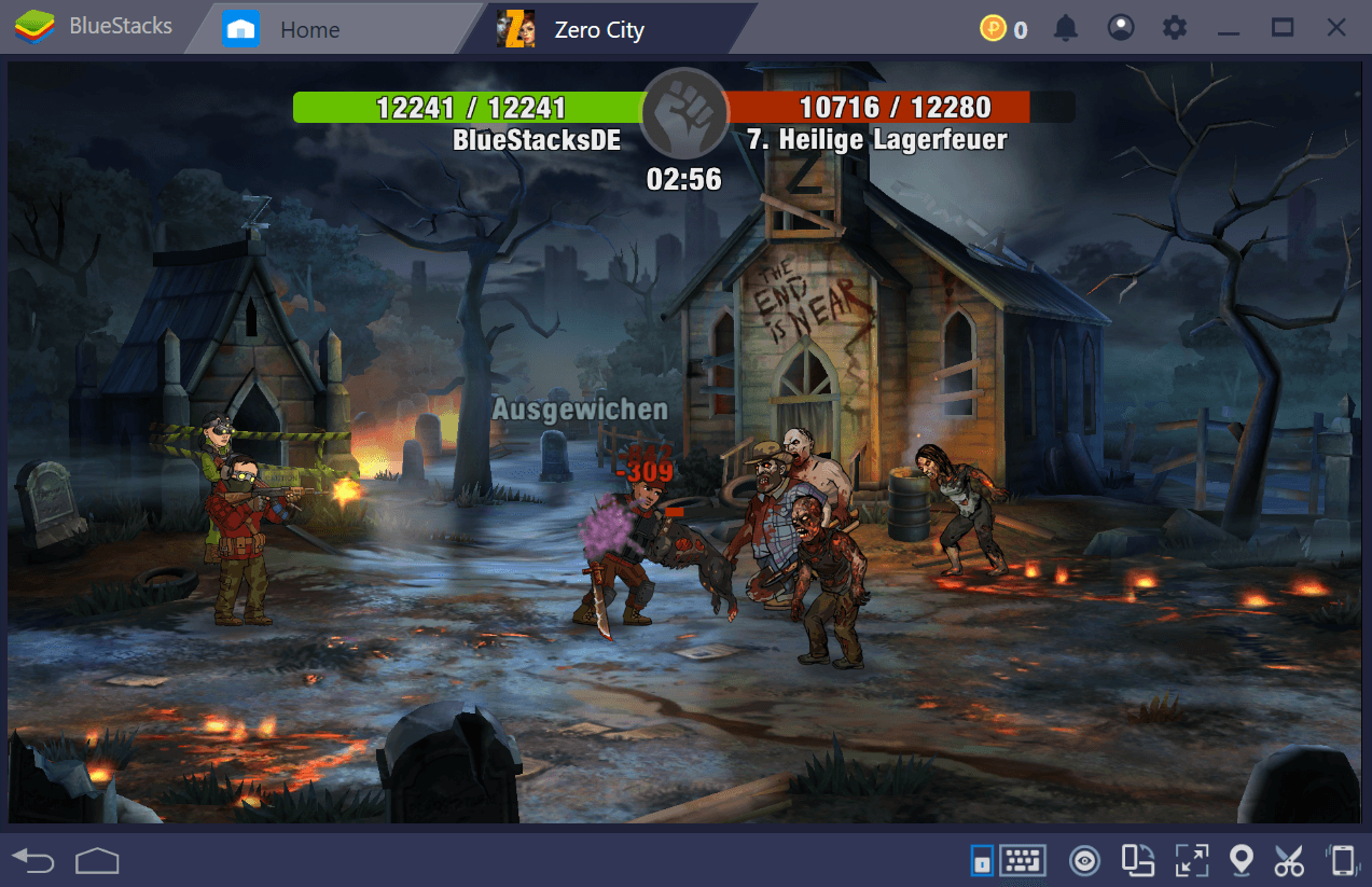 Trotze der Zombie-Apokalypse in Zero City mit