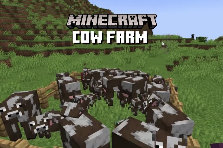 How to Make a Cow Farm in Minecraft