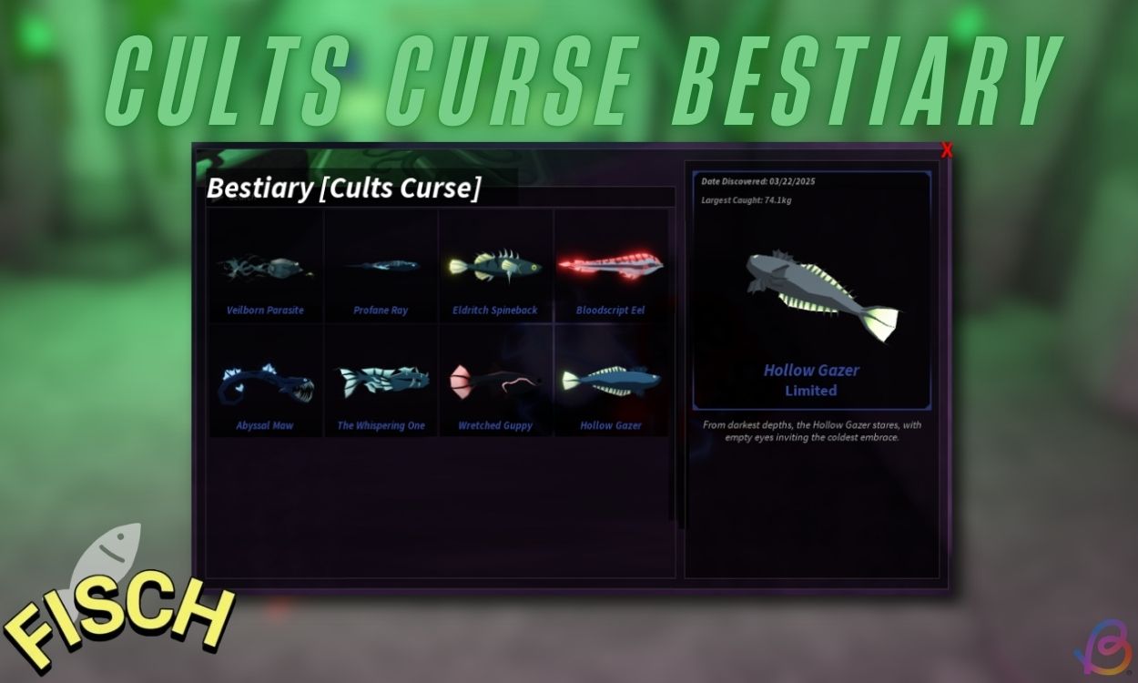 How to Complete Cults Curse Bestiary in Fisch