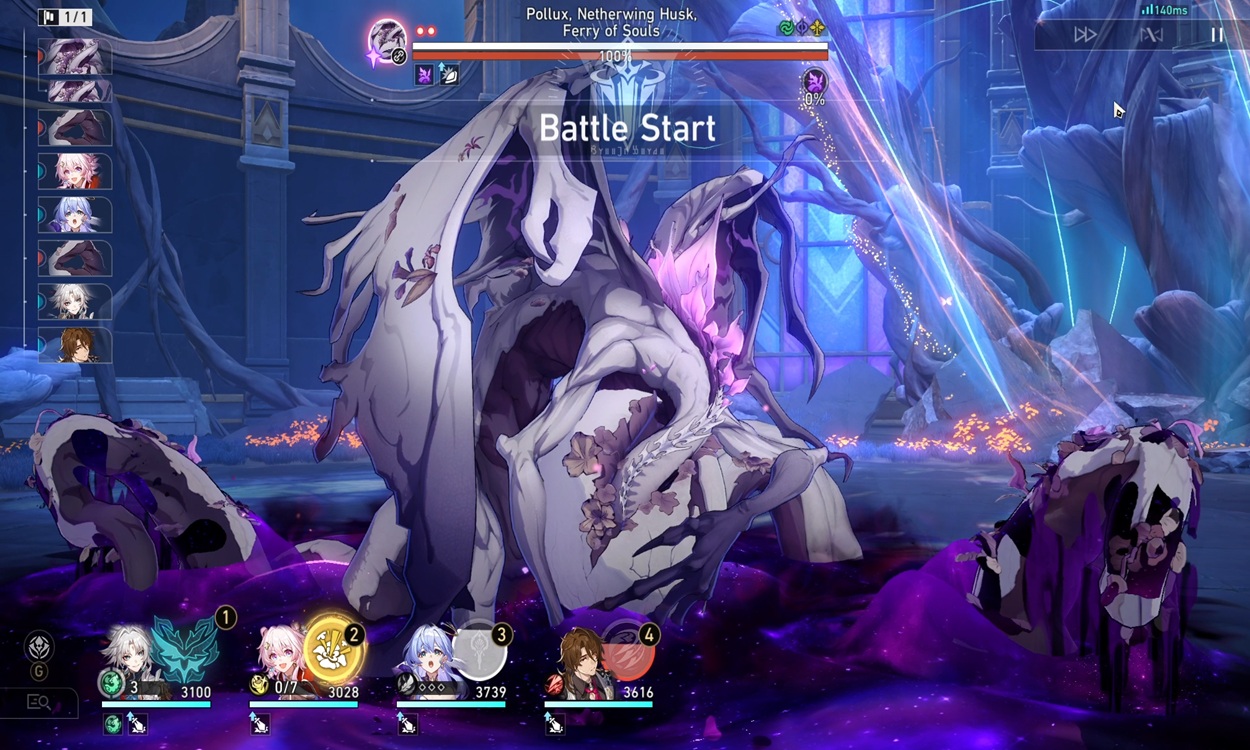 Pollux, Netherwing Husk, Ferry of Souls Boss Guide in Honkai Star Rail 3.2