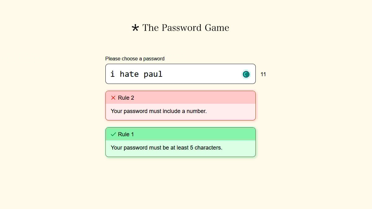 How to Beat Rule 24 in The Password Game