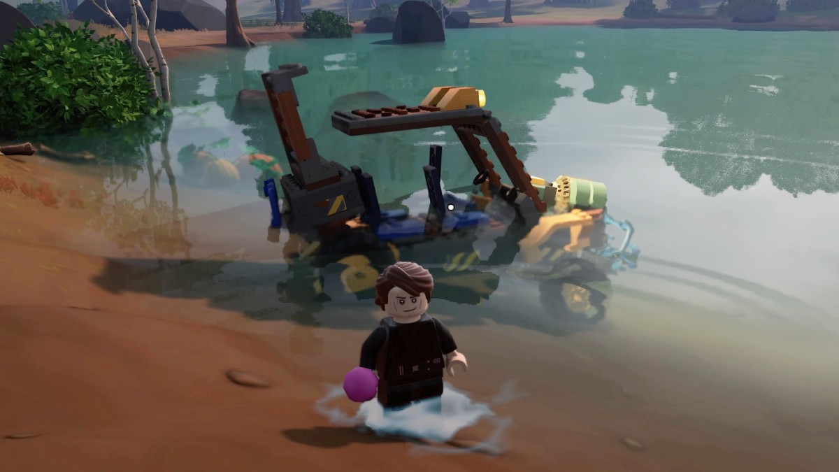 How to Get Vehicles Out of Water in LEGO Fortnite