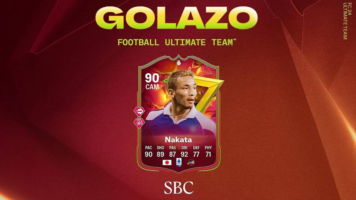 How to Complete the Hidetoshi Nakata Golazo SBC in EA FC 24