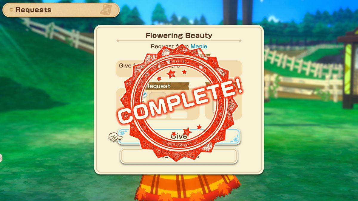 How to Finish the Flowering Beauty Quest in Story of Seasons Grand Bazaar - Maple's Request