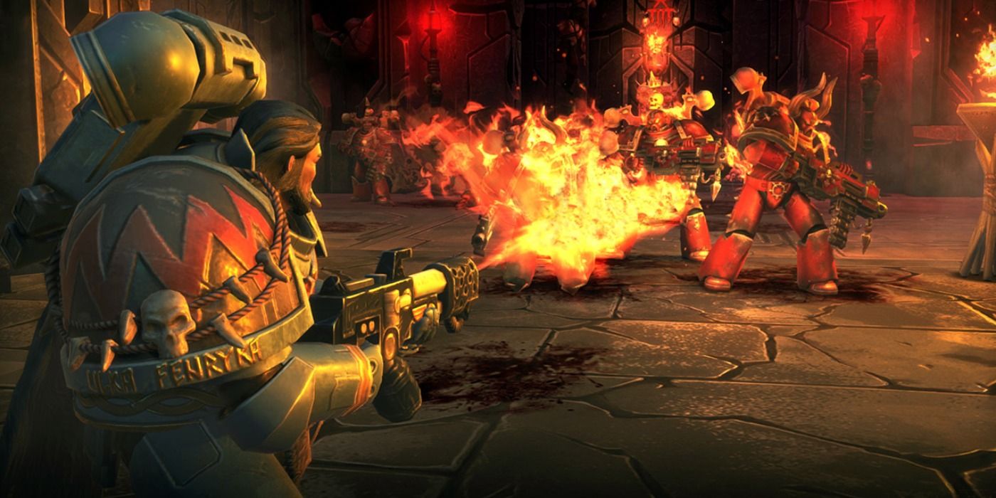 Turn-based Tactical Deckbuilder Warhammer 40,000: Space Wolf Is A Dollar Until It’s Delisted