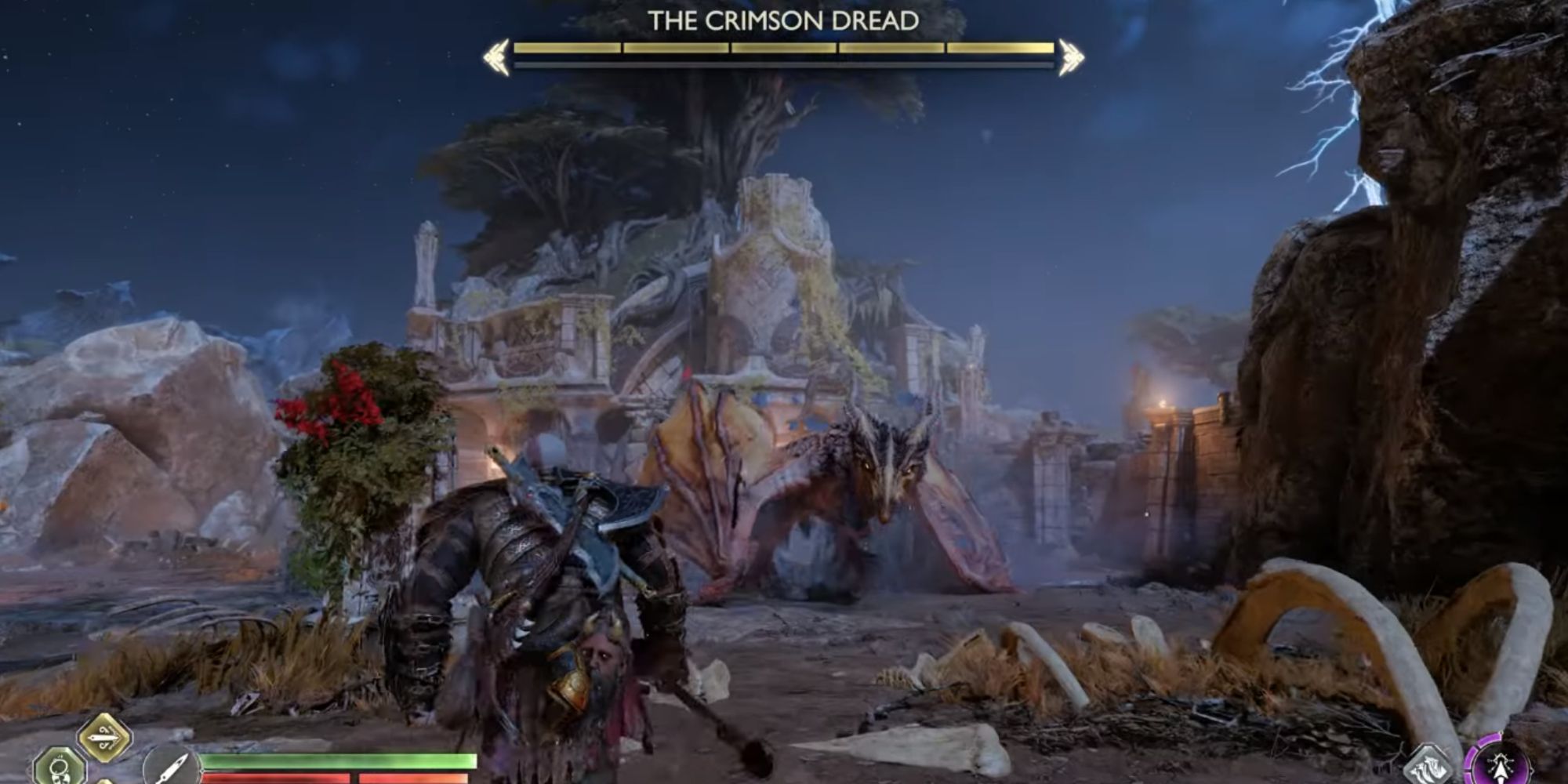 God Of War Ragnarok Player Discovers Rage Mode Can Knock Dragons Out Of The Sky