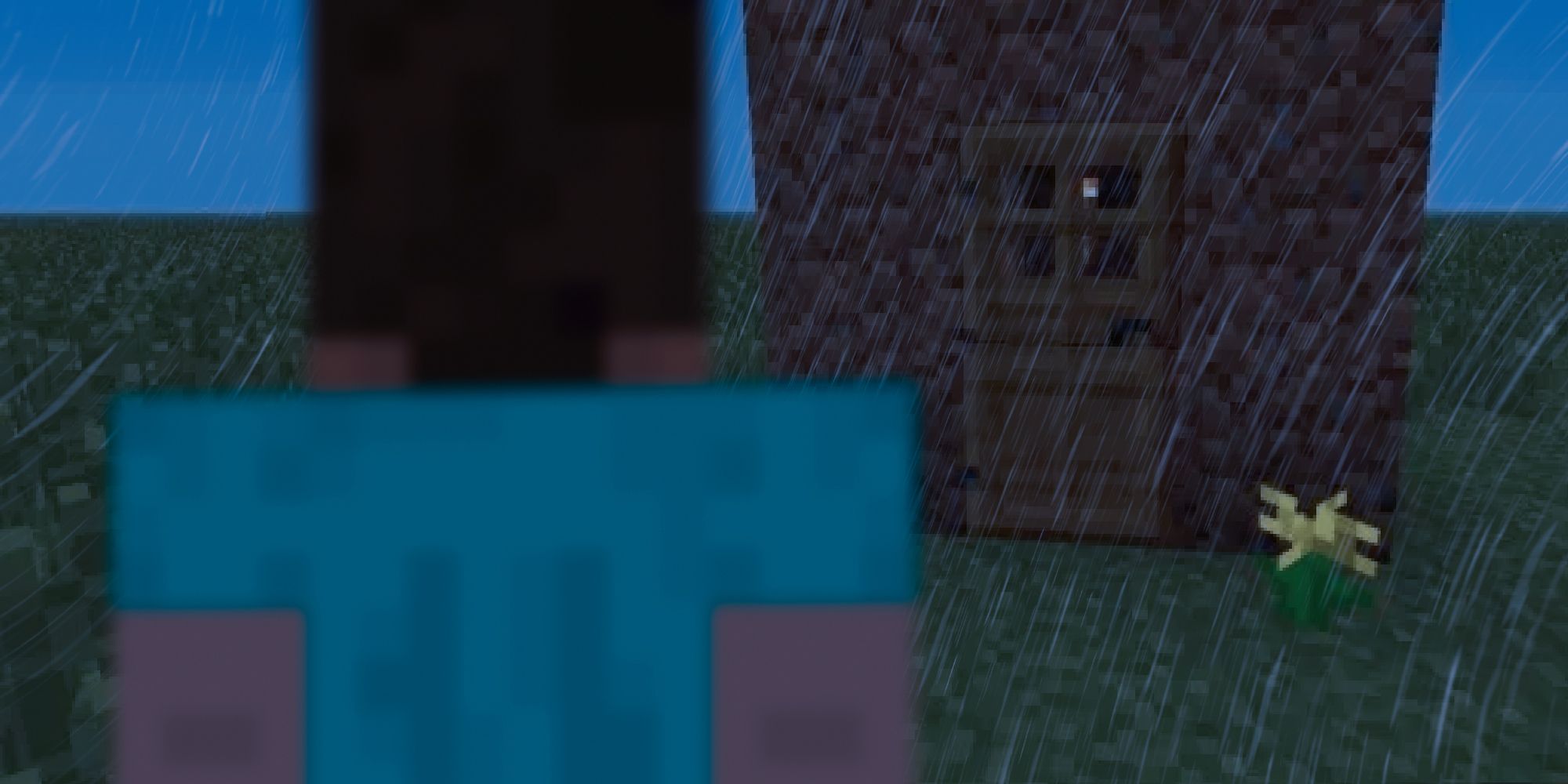 Minecraft's Short First Day Forces You To Stop Being Picky And Make A Base Already