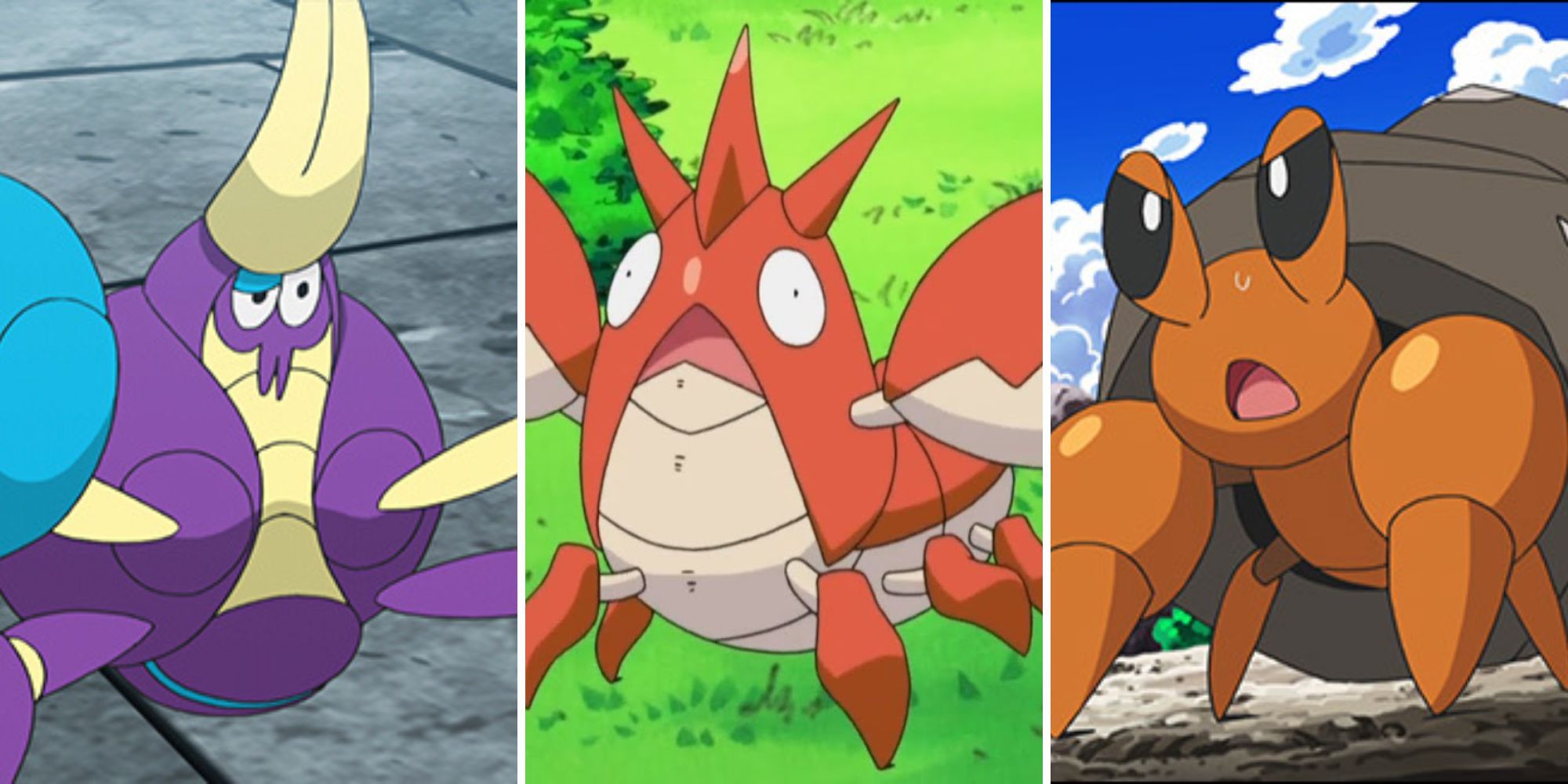 Every Crab And Lobster Pokemon, Ranked