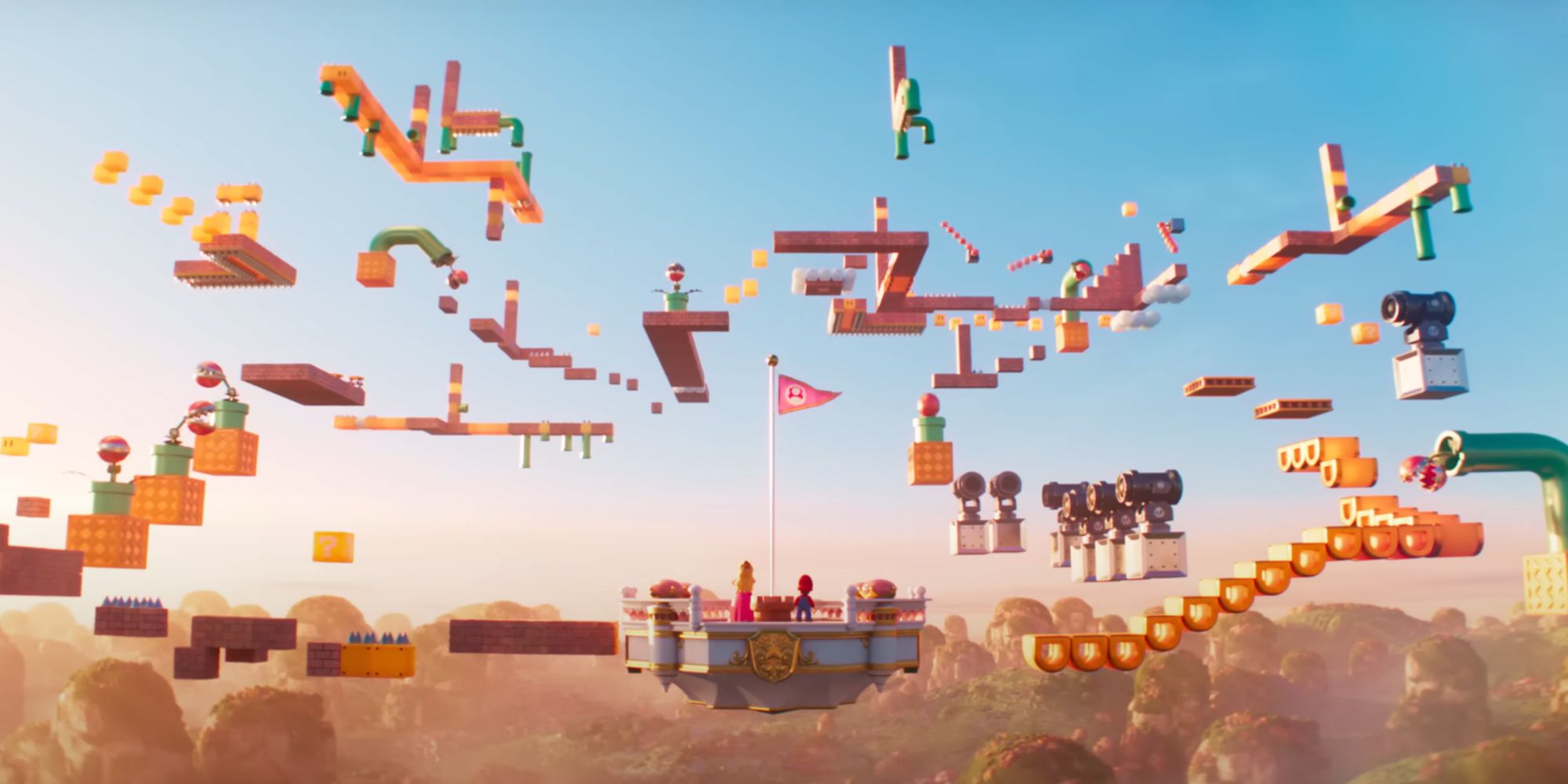 The Mario Bros. Movie Nearly Explained Why There Are Floating Blocks Everywhere
