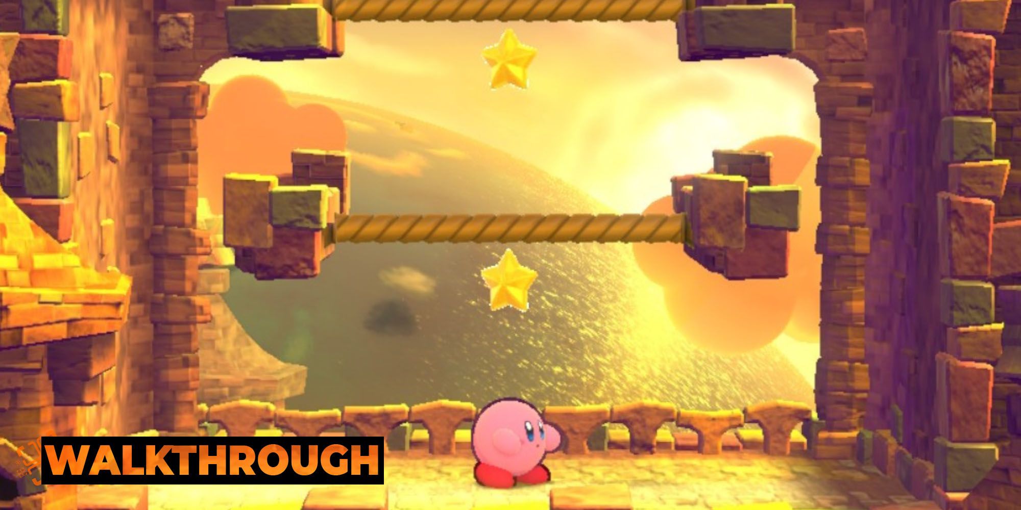 Kirby's Return To Dream Land Deluxe: Nutty Noon - Stage Three Walkthrough