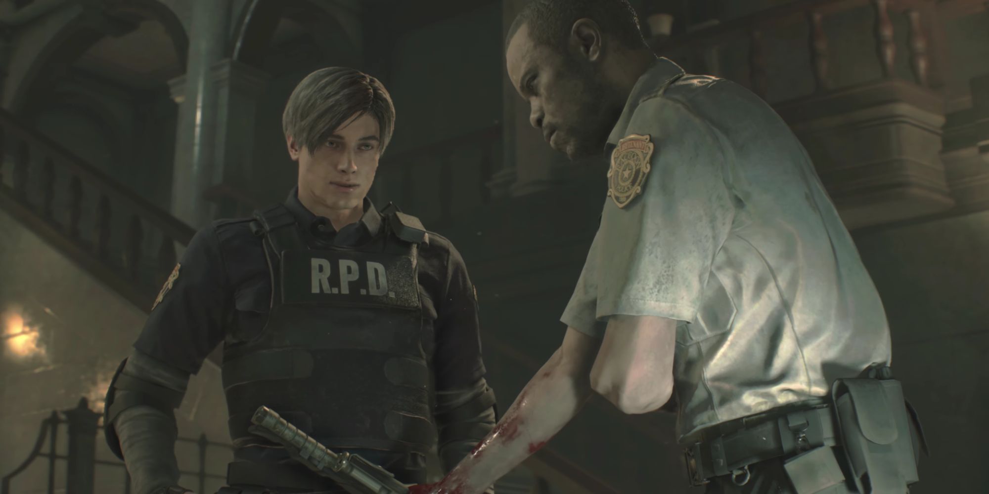 Leon's Knife In Resident Evil 4 Remake Is The One Marvin Gave Him In Resident Evil 2