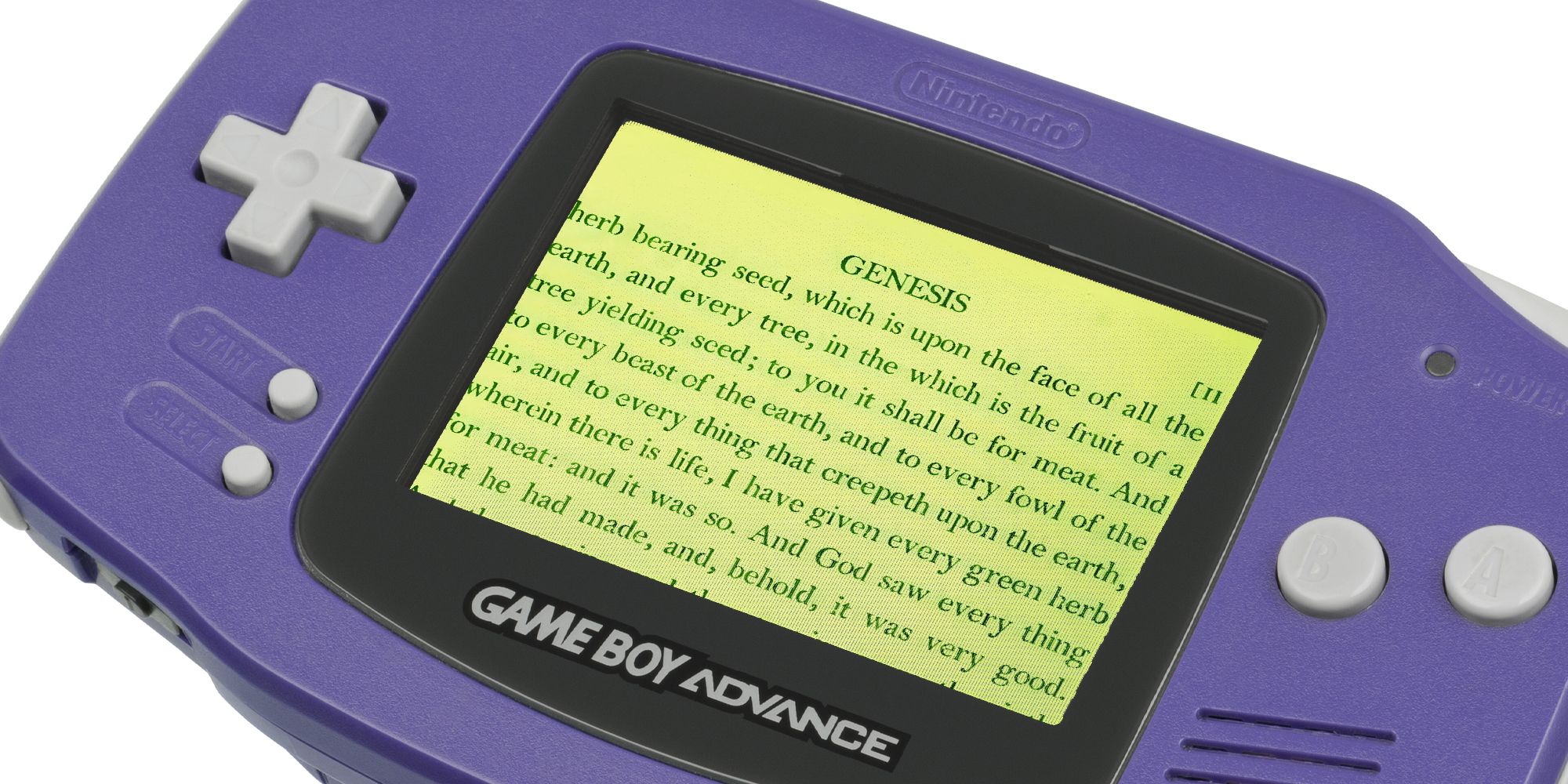 The Holy Bible Was Almost Ported To The Game Boy Advance