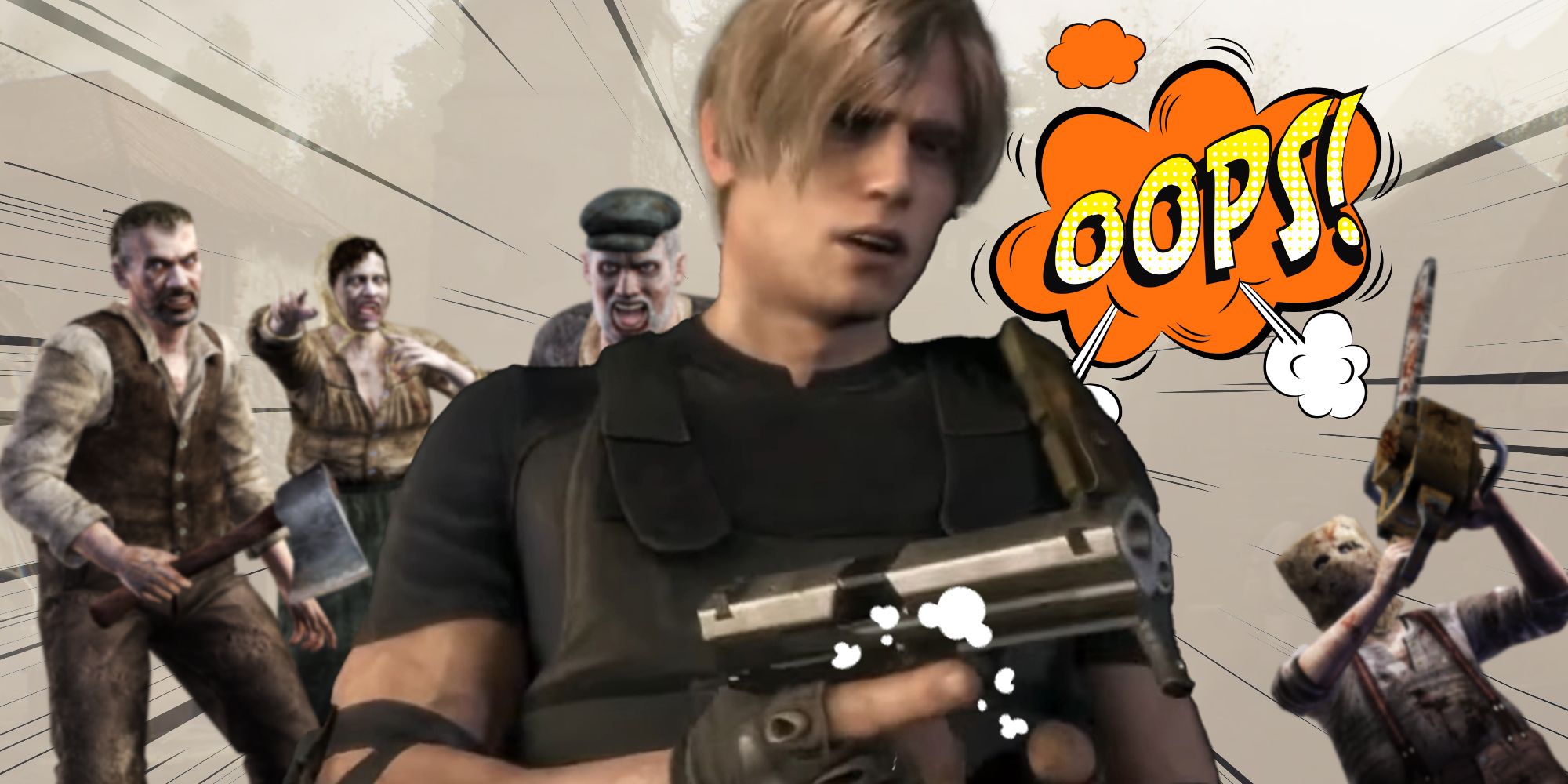 Resident Evil 4 Fans Have Figured Out How Leon Survived The Pistol Jam Scene