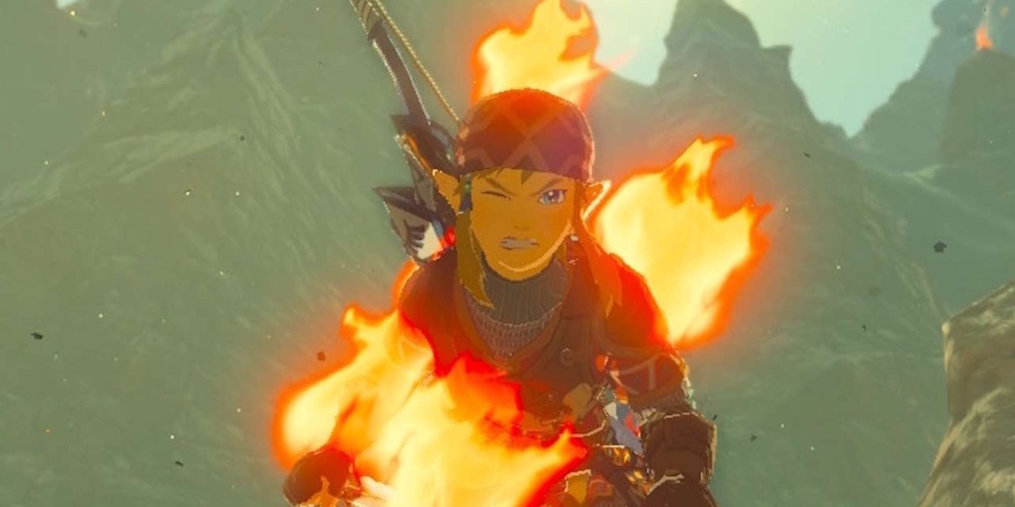 Zelda Players Have Already Made A Big Flamethrowing Wang In Tears Of The Kingdom