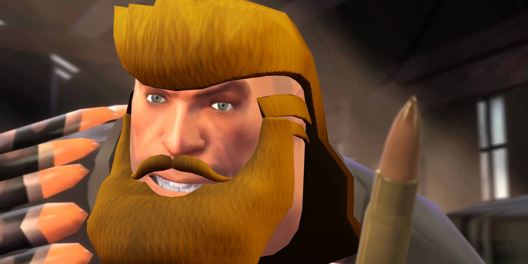 Early Team Fortress 2 Designs Reveal Heavy With Original Mullet